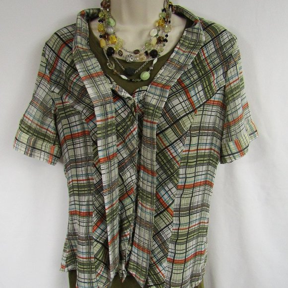 Women's 3 Piece Outfit | Vintage DCC Missy | M/Duluth Trading Co | L/Necklace - Picture 4 of 7